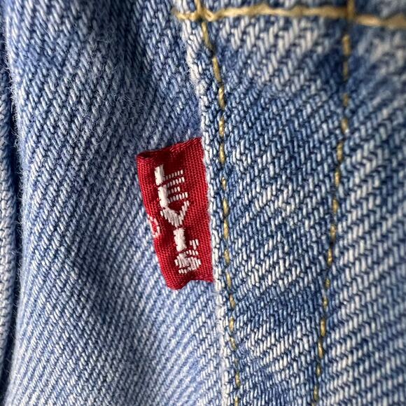 Levis Shorts Womens Size W25 Button Fly Cut Off 100% Cotton Distressed - Picture 3 of 16